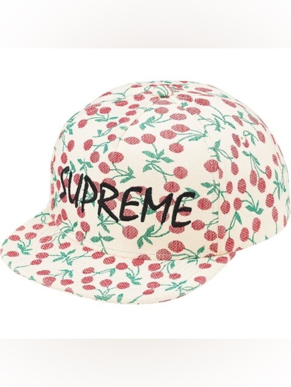 Supreme men’s Cherry Print Snapback